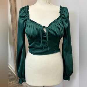 Emerald Green Crop Top